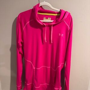 Under Armour Women's Bright Pink Heatgear Hoodie